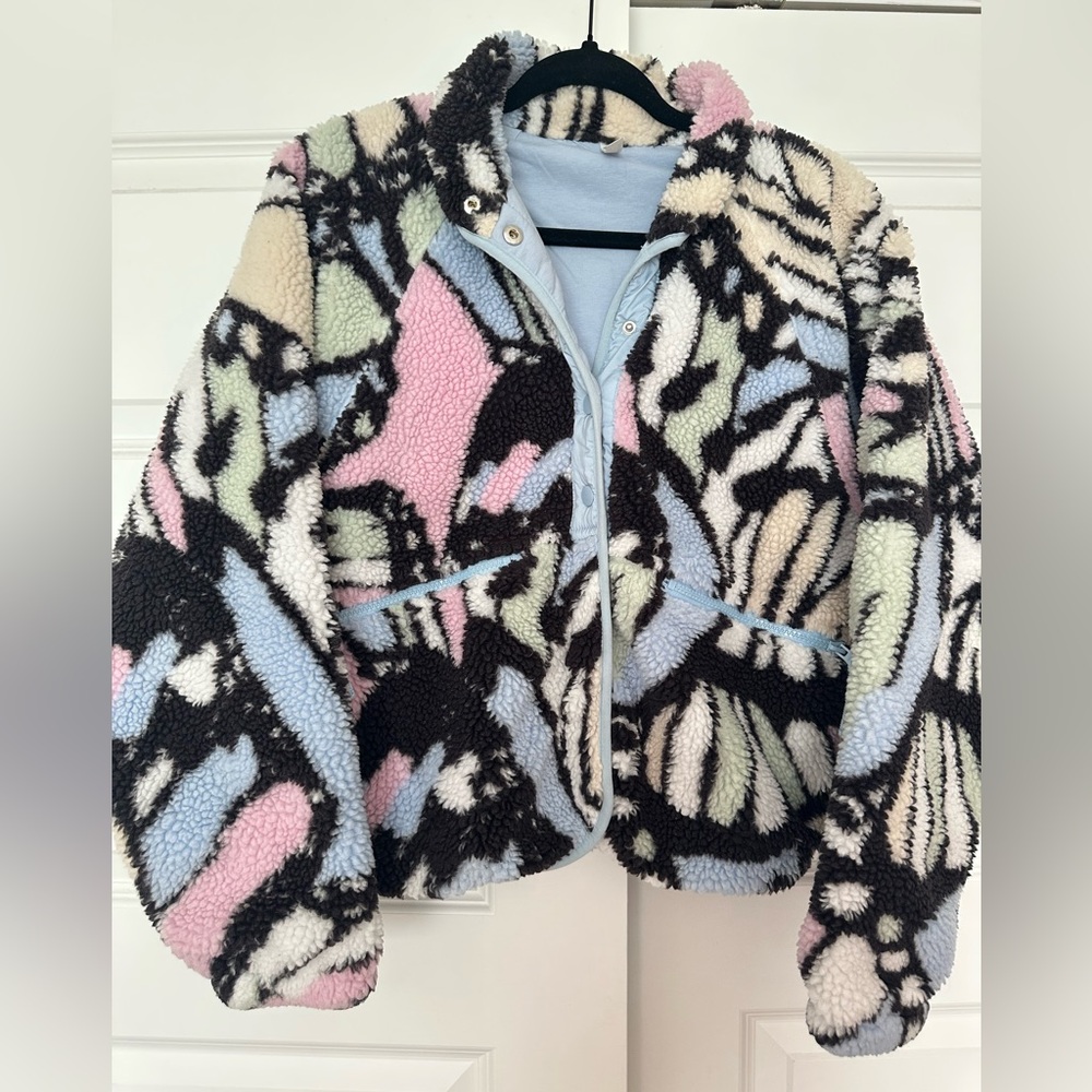 Free People Multicolor Patterned Jacket - image 3